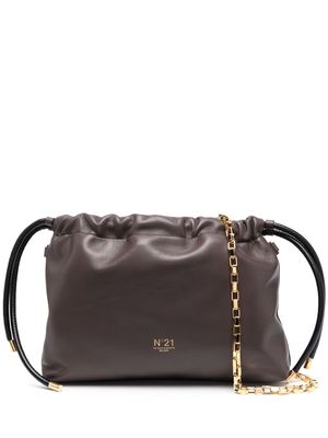 Nº21 Eva leather shoulder bag - Brown