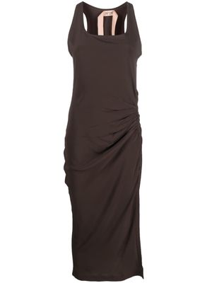 Nº21 Fabric Dress - Brown