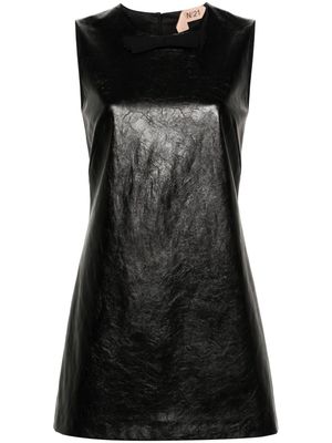 Nº21 faux-leather dress - Black
