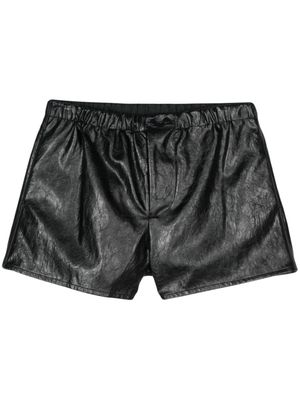 Nº21 faux leather shorts - Black