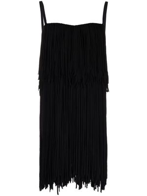 Nº21 fringe sleeveless dress - Black