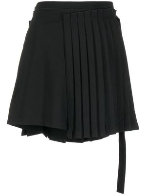 Nº21 fully-pleated mini skirt - Black