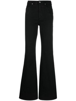 Nº21 high-waist flared jeans - Black