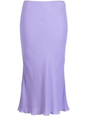 Nº21 high-waisted midi skirt - Purple