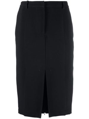 Nº21 high-waisted straight skirt - Black