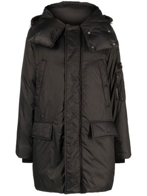 Nº21 hooded parka coat - Black