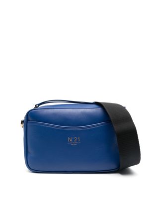 Nº21 leather shoulder bag - Blue