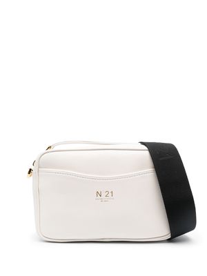 Nº21 leather shoulder bag - White