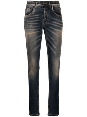 Nº21 mid-rise fadded skinny jeans - Blue