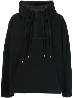 Nº21 oversized drawstring hoodie - Black