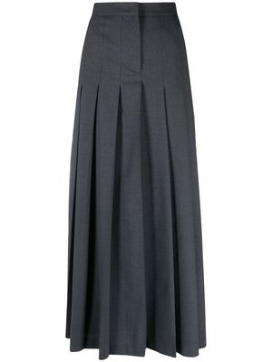 Nº21 pleated maxi skirt - Grey