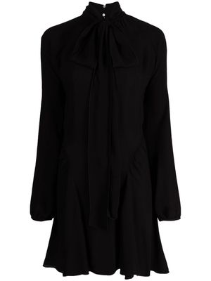 Nº21 pussy-bow minidress - Black