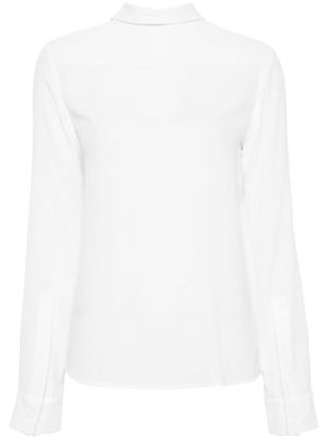 Nº21 ruffle-neckline blouse - White