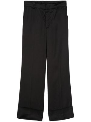 Nº21 satin tailored trousers - Black