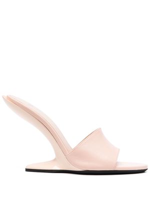Nº21 slip-on leather mules - Pink