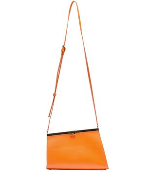 Nº21 small Jeanne leather shoulder bag - Orange