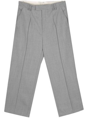 Nº21 straight-leg cropped trousers - Grey