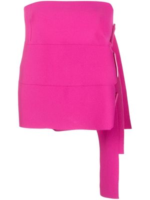 Nº21 strapless buckled top - Pink