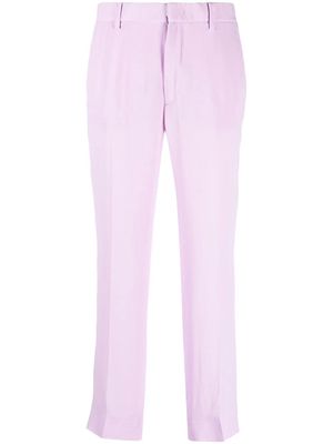Nº21 tailored-cut straight-leg trousers - Purple