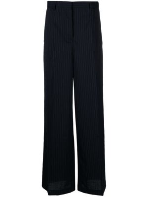 Nº21 tailored pinstripe-pattern trousers - Blue