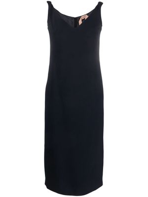 Nº21 V-neck slip dress - Blue