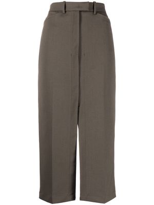 Nº21 wool-blend pencil skirt - Grey