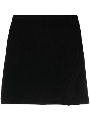 Nº21 wool-cashmere blend mini skirt - Black