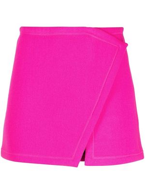 Nº21 wool-cashmere blend mini skirt - Pink