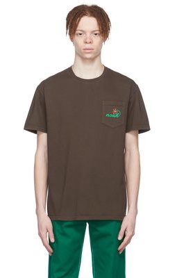Noah Brown Cotton T-Shirt