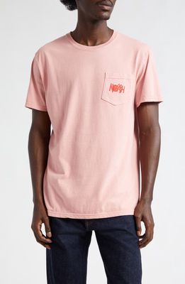 Noah Chaos Pocket Graphic T-Shirt in Rose