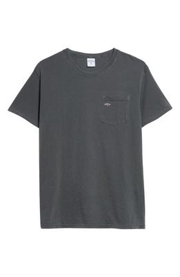 Noah Core Logo Cotton Pocket T-Shirt in Pepper