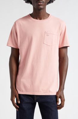 Noah Core Logo Pocket T-Shirt in Rose