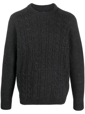 NOAH NY cable-knit round-neck sweatshirt - Grey