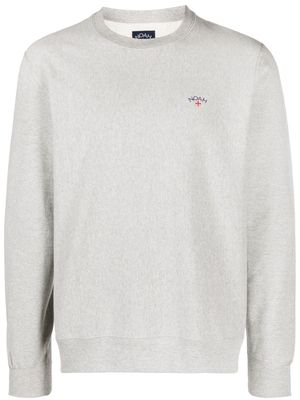 NOAH NY logo-embroidered jersey sweatshirt - Grey