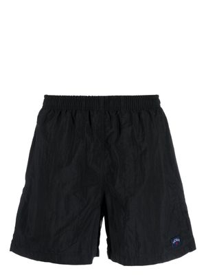 NOAH NY logo-patch swim shorts - Black