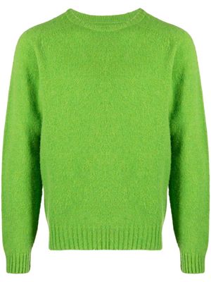 NOAH NY Shetland wool jumper - Green