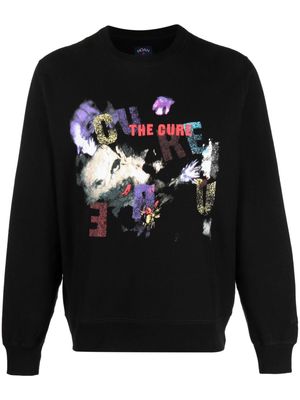 NOAH NY x The Cure graphic-print cotton sweatshirt - Black