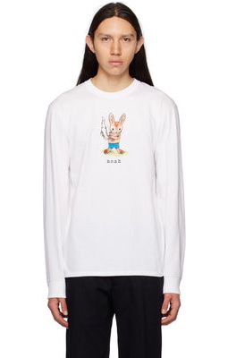 Noah White Bunny Long Sleeve T-Shirt