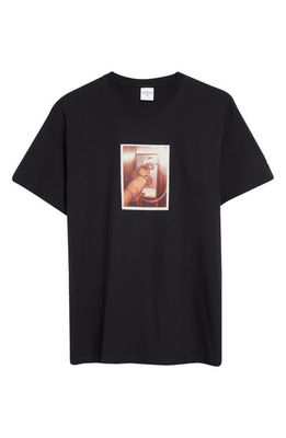 Noah x Antonio Lopez Phone Photo Cotton Graphic T-Shirt in Black