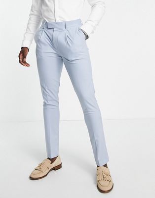 Noak 'Camden' super skinny suit pants in light blue with two-way stretch