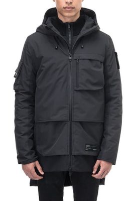 nobis Alta Waterproof & Windproof Hooded Jacket in Black
