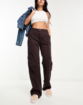 Nobody's Child cargo utility pants in brown