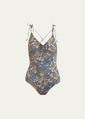 Nocturne Dali Strappy One-Piece Swimsuit