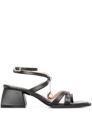 Nodaleto 60mm Selena multi-way strap sandals - Black