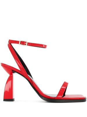 Nodaleto Angel E 90mm leather sandals - Red