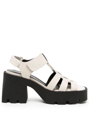 Nodaleto Bulla Emma 85mm leather sandals - White