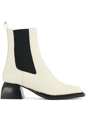 Nodaleto Bulla Nellie panelled leather boots - White