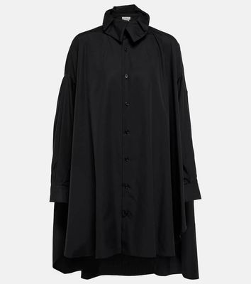 Noir Kei Ninomiya Cotton poplin shirt minidress