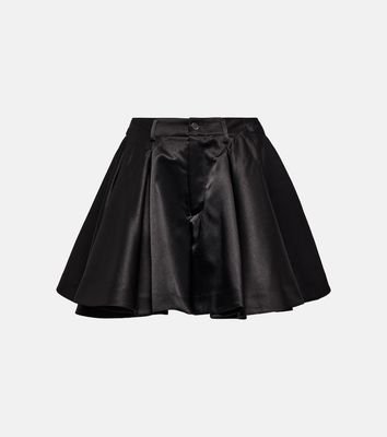 Noir Kei Ninomiya High-rise satin shorts