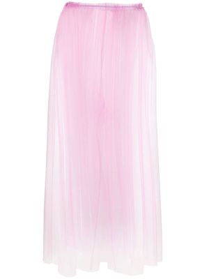 Noir Kei Ninomiya tulle high-waist skirt - Pink